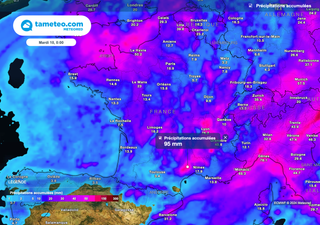 France : nos cartes montrent l'arrivée de pluies et d'orages au cours des prochains jours ! Quelles régions concernées ?