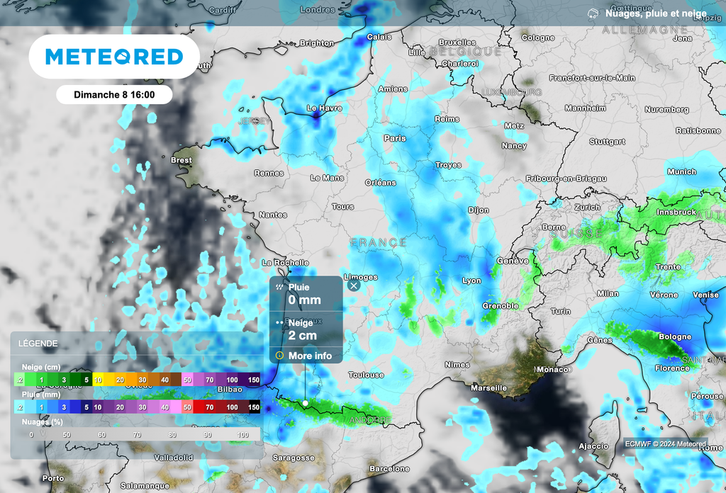 Poursuite d'une météo très agitée ce dimanche sur la France.