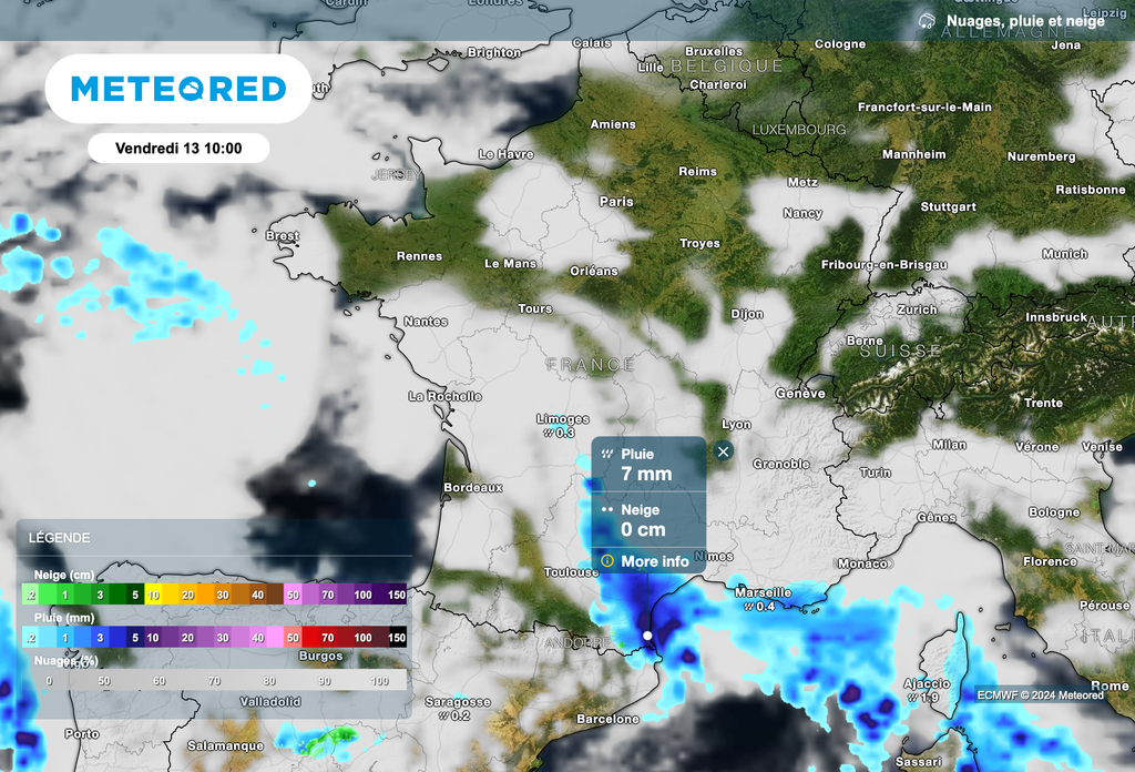Météo perturbée ce vendredi dans le sud-est de la France ! Météo perturbée ce vendredi dans le sud-est de la France !