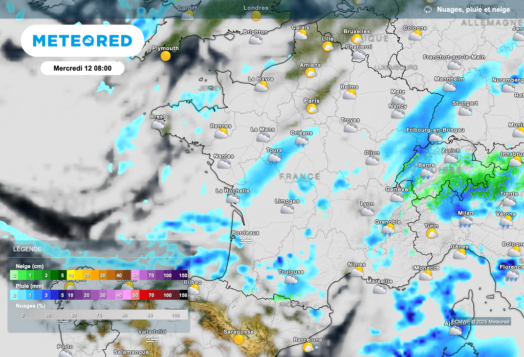 Une météo souvent instable ce mercredi matin.