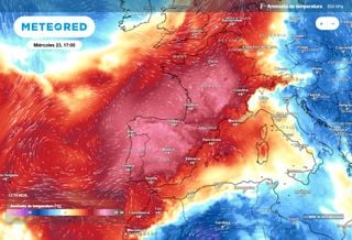 Francia se encamina hacia un calor propio del verano en el equinoccio de oto&ntilde;o y m&aacute;s all&aacute;: efectos en Espa&ntilde;a