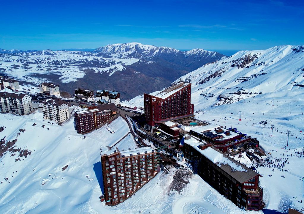 Centro de esquí de Los Tres Valles, Chile.