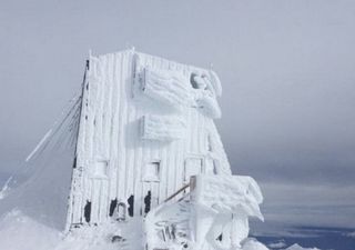 Temperatura di -30,8°C nella stazione meteo più alta d'Europa, in Italia