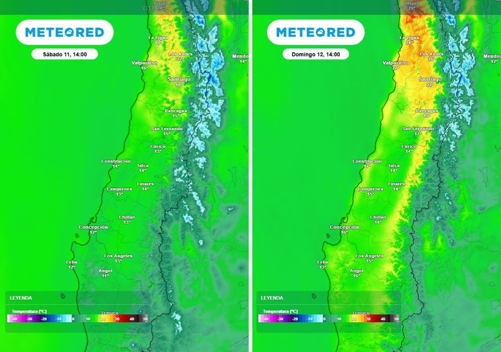 El centro norte tendrá un domingo primaveral con máximas superiores a 20 °C.