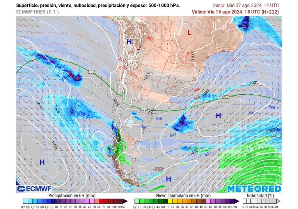 pronóstico de presión y precipitaciones pronóstico de presión y precipitaciones
