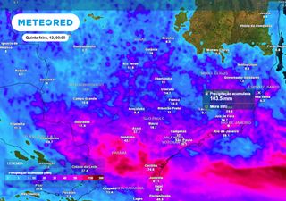 Frente fria avança pelo Sudeste nesta terça-feira: risco de chuvas intensas para SP, RJ e MG
