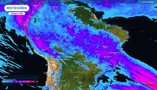 Frente fria causa alerta de temporais e chuva forte entre estados do Norte, Nordeste e Centro-Oeste
