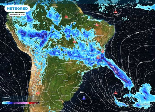 ciclone e frente fria