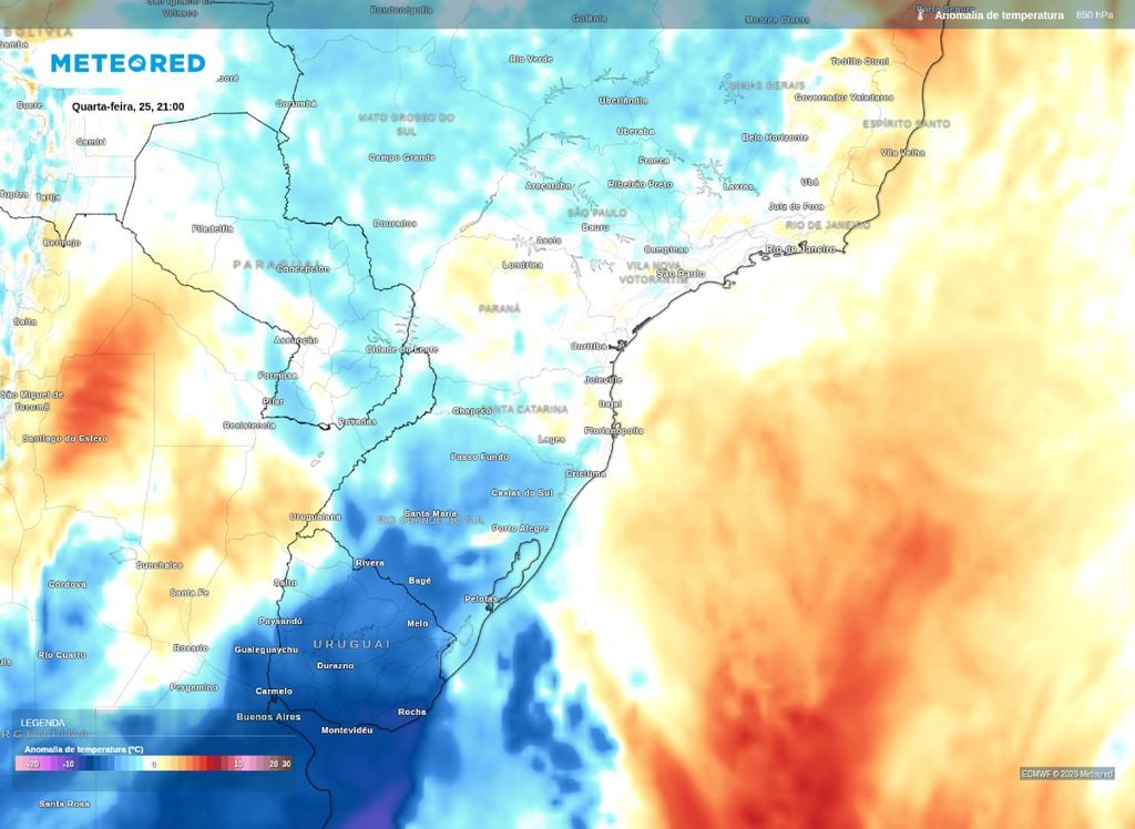 Massa de ar frio avança e temperaturas devem cair ainda mais no restante da semana.