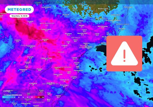 Frente fria chega ao Brasil neste domingo, 16: alerta de tempestades severas e chuvas que excedem 100 mm