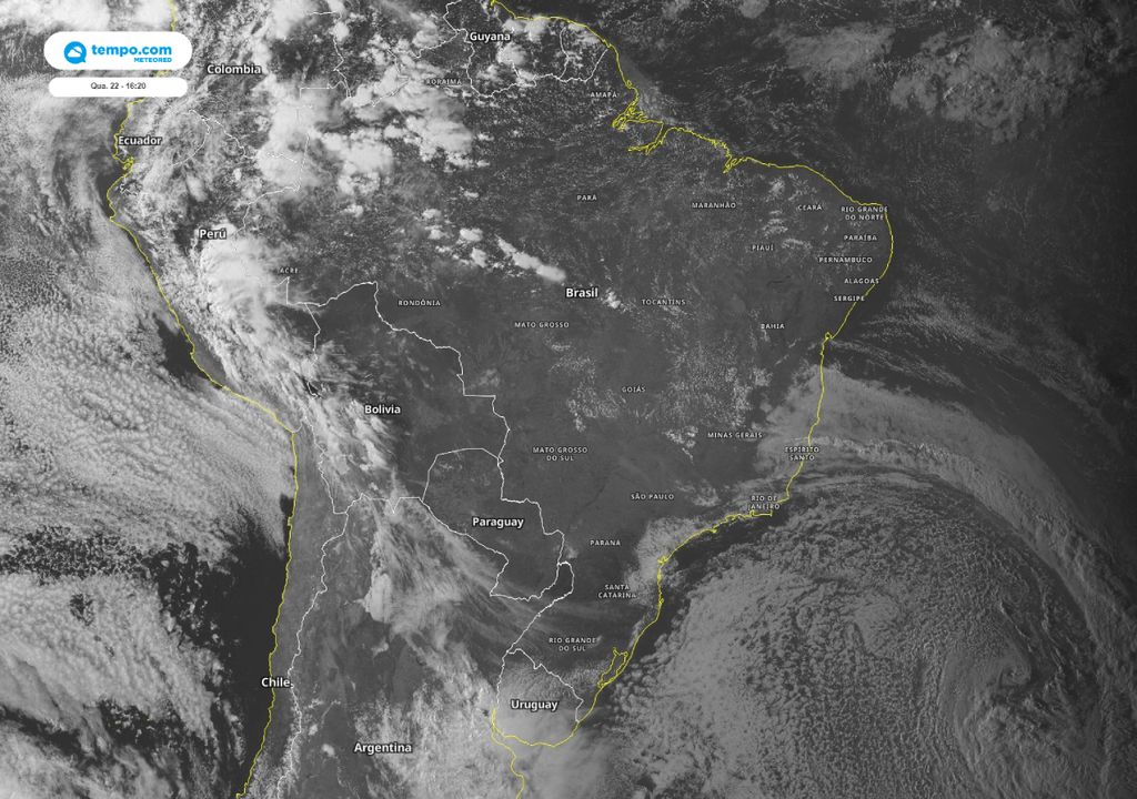 satélite, visível satélite, visível