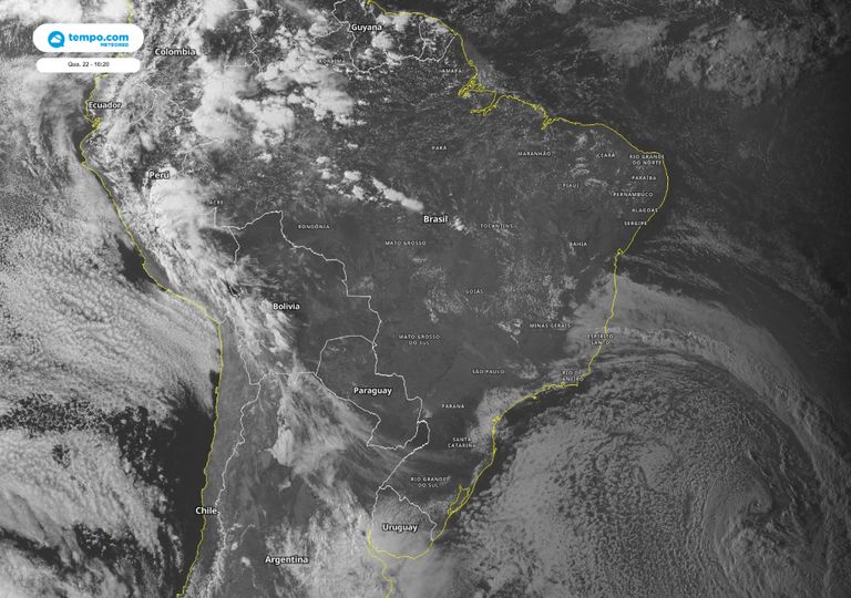 Frente fria chega ao Nordeste e volta a chover na Região Sul Frente fria chega ao Nordeste e volta a chover na Região Sul