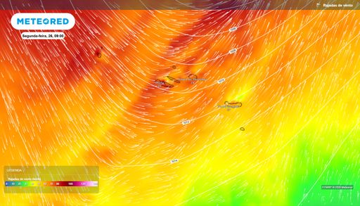 Frente fria chega aos A&ccedil;ores na pr&oacute;xima segunda-feira: eis as horas-chave e os poss&iacute;veis impactos