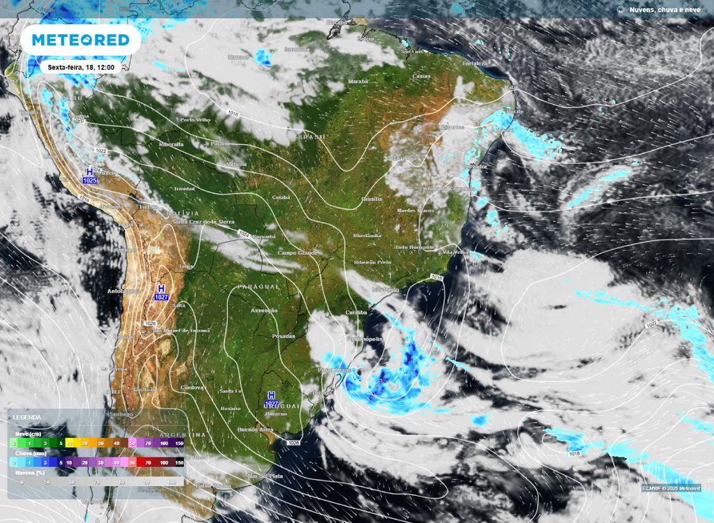 previsão do tempo ciclone