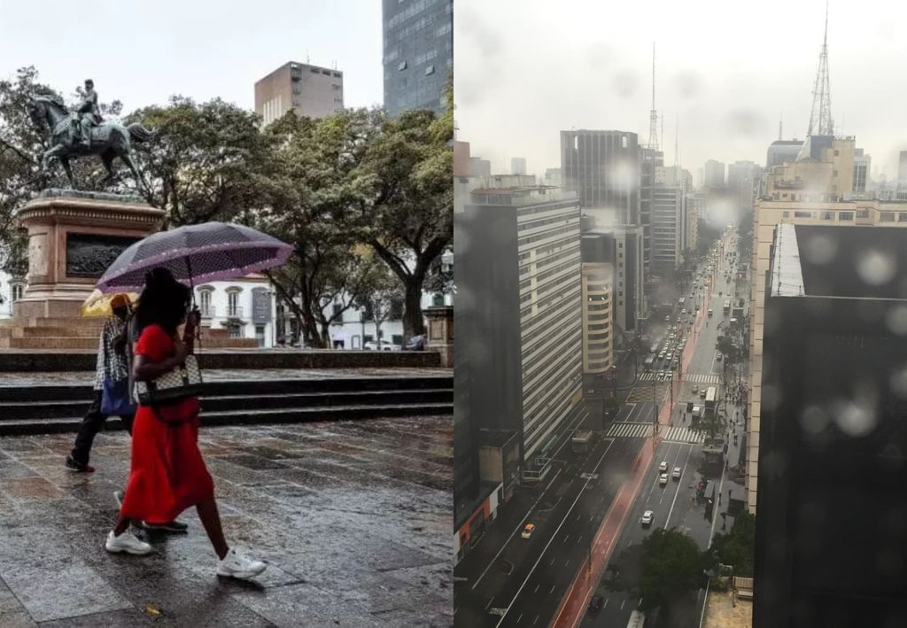 Previsão de chuva para Rio de Janeiro e São Paulo. Foto: Diário do Rio/ Jovem Pan