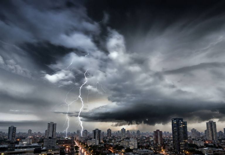 Frente fria muda o tempo e SC e PR entram em alerta para chuva volumosa