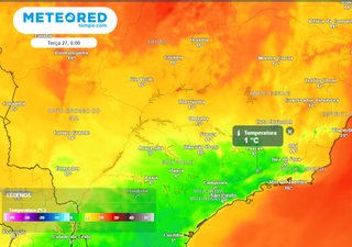 Frente fria muda o tempo no fim de semana na Região Sudeste: chuvas e intenso contraste térmico