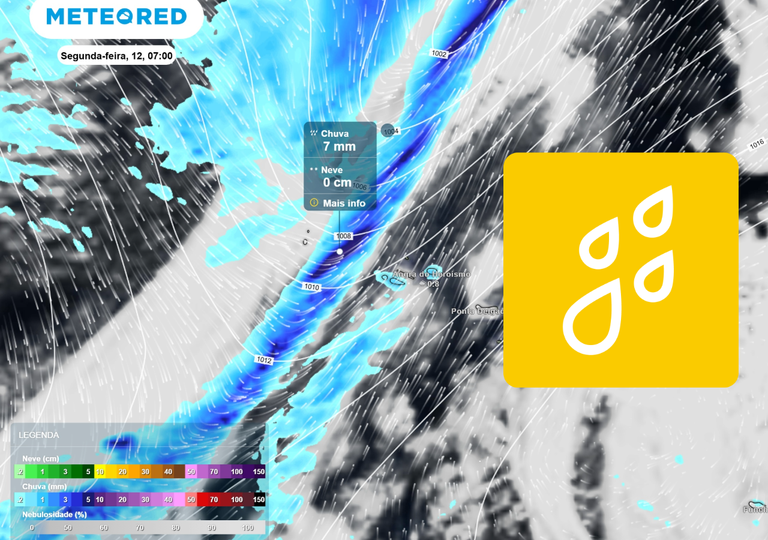 Frente fria poder&aacute; atingir os A&ccedil;ores entre domingo (11) e segunda-feira (12): eis os poss&iacute;veis impactos