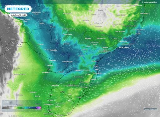 Frente fria se afasta, mas risco de temporais continua para o Sul e Sudeste