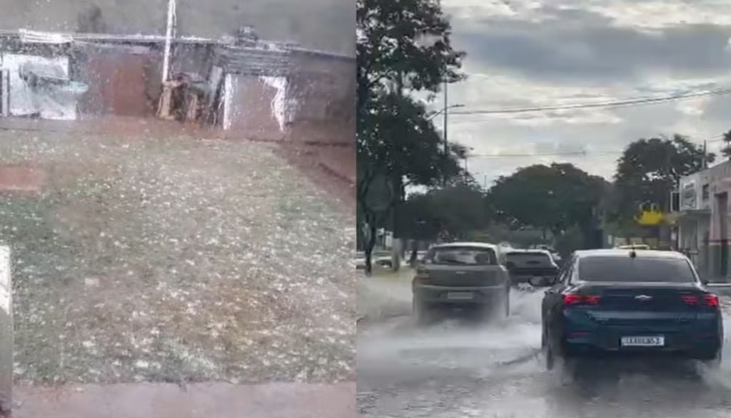 Cidades dos estados do Paraná e de Mato Grosso do Sul enfrentaram um sábado de destruição com ventos intensos e granizo. Foto: Ana Maria Lima e Silva/Thalyta Andrade