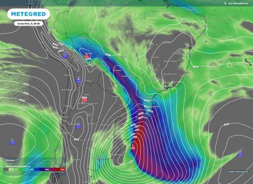Frente fria traz intensa mudan&ccedil;a do tempo e pode atingir at&eacute; 8 estados