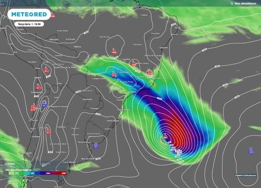 Frente fria traz mudan&ccedil;a radical: alerta de temporal, granizo e vendaval para SP e demais estados do Sudeste