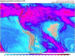 Frente fria traz tempestades e engatilha a massa de ar polar mais intensa do ano