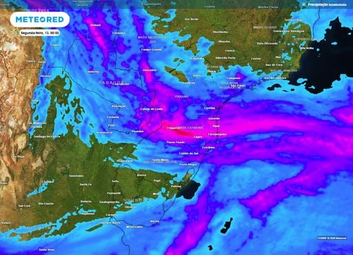 Frente fria traz tempestades e risco de mais de 100 mm de chuva; veja onde