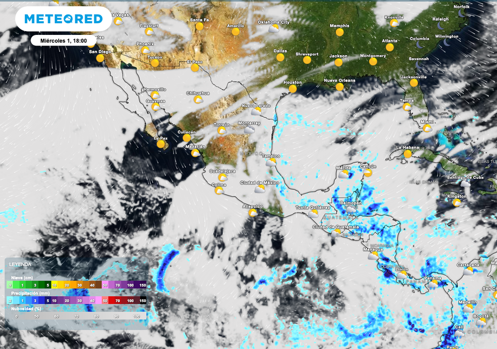 Lluvias generalizada al norte