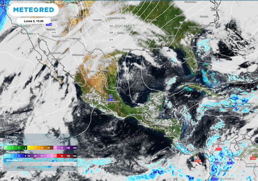 Frente fr&iacute;o 27 trae lluvias aisladas, enfriamiento y viento al Noroeste, el resto del pa&iacute;s con condiciones estables