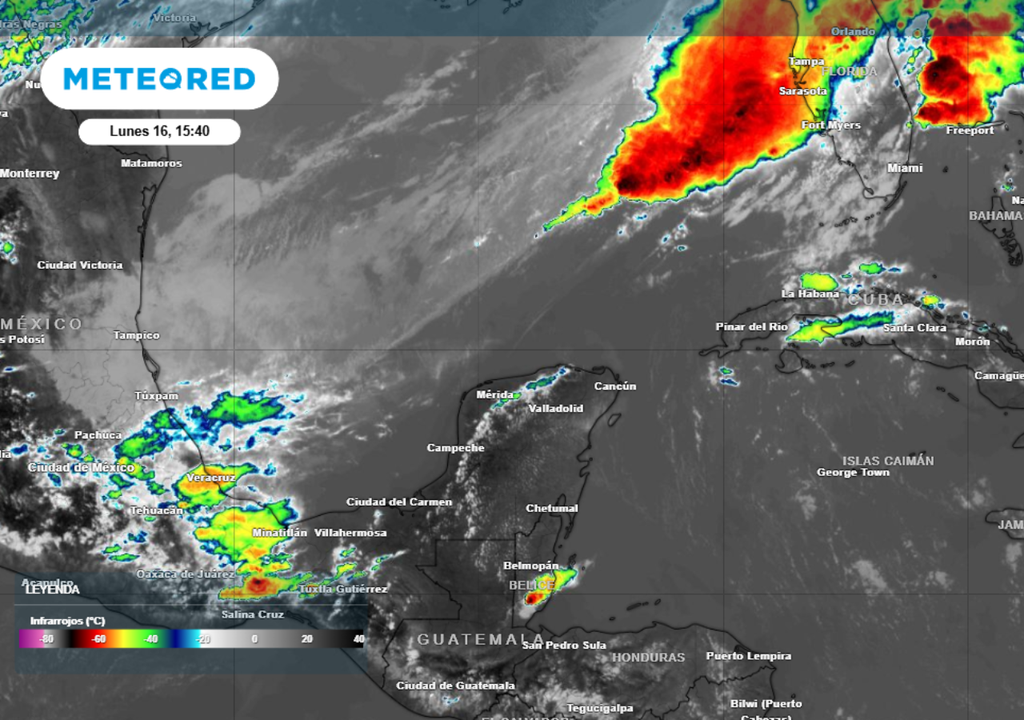 El frente frío 41 dejará en la Península de Yucatán lluvias muy fuertes, posibles turbonadas y granizadas, además de la probabilidad de encharcamientos e inundaciones.