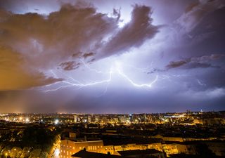 Un frente frío dejará una noche de rayos, truenos y hasta granizo