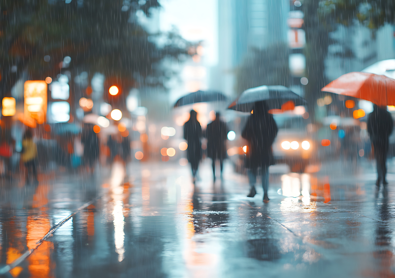 Es el momento de sacar los paraguas. Las lluvias regresarían nuevamente en la segunda semana de junio a Santiago