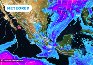 Inicio de semana en México: el frente frío número 11 favorecerá lluvias intensas y un evento de 