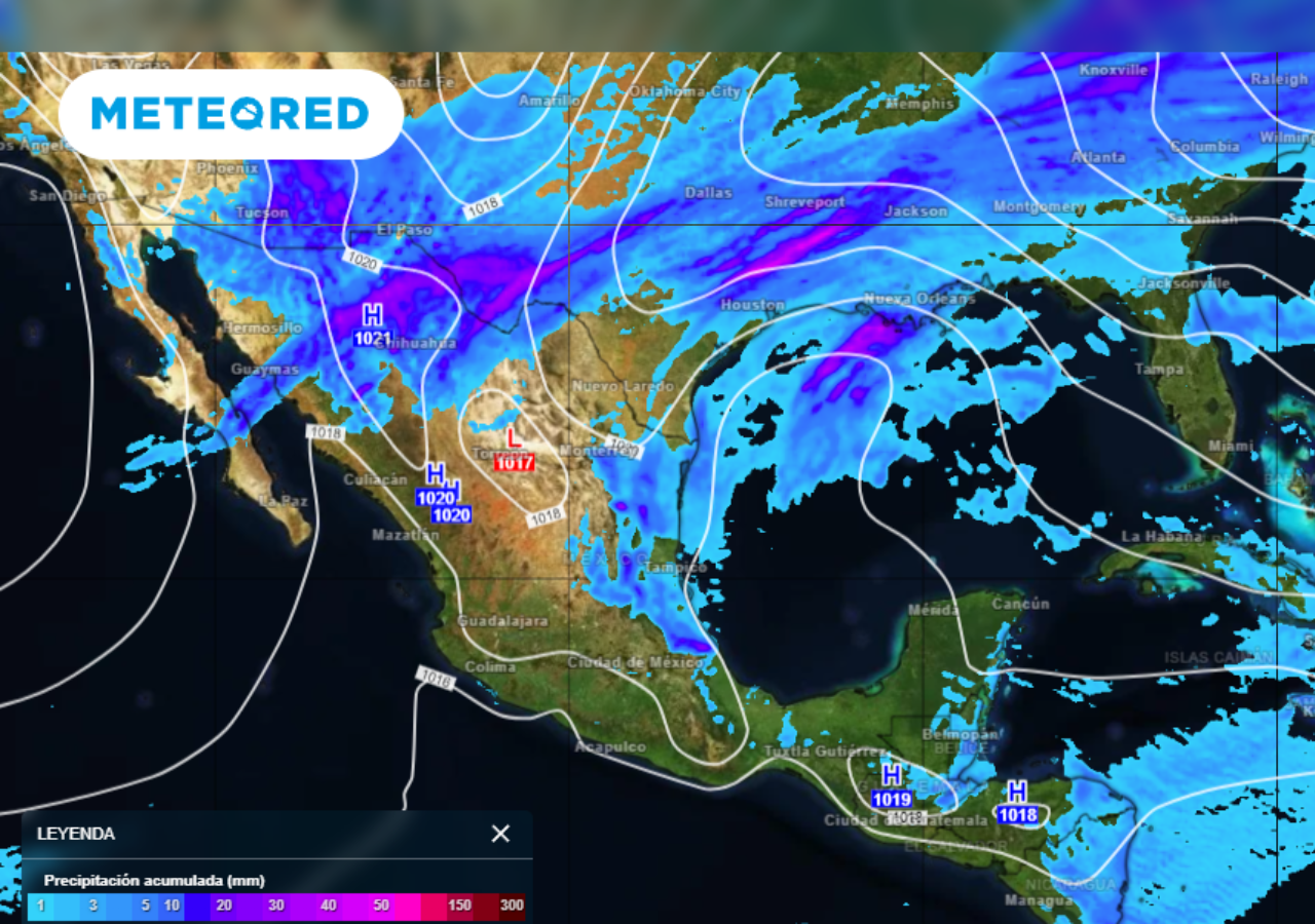 Le front froid 38 arrive au Mexique avec des vents allant jusqu’à 70 km/h et de la pluie : combien de temps va-t-il durer ?