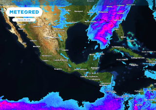 Frente frio número 42 y la masa de aire que lo impulsa refrescarán la Semana Santa en varios estados de México