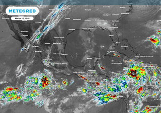 Frente frío 9 continúa su avance en México, generando lluvias fuertes y un refrescamientos de las temperaturas