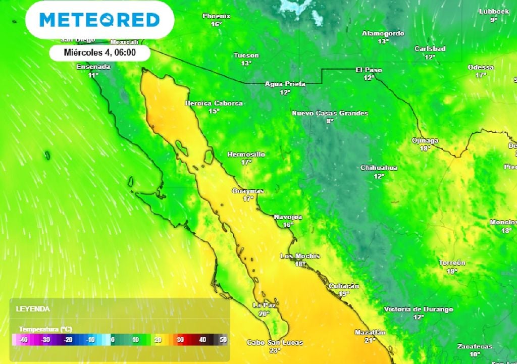 Ambiente frío se prevé en zonas altas de Baja California, Sonora, Chihuahua, Durango y Nuevo León.