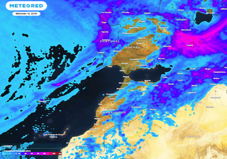 Frentes atlánticos, tormentas fuertes en el Mediterráneo, vaivenes térmicos y algo de calima para los días venideros