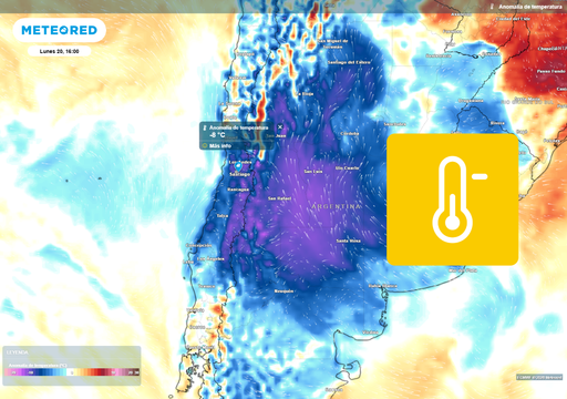 Se apareci&oacute; el fresco: temperaturas bajar&aacute;n hasta 8 &ordm;C por debajo del promedio en el comienzo de semana en Chile central