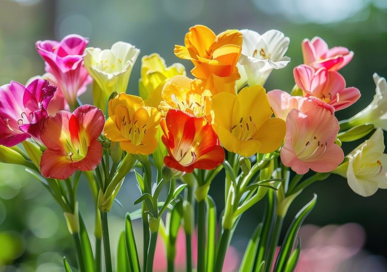 Fresias: pétalos perfumados y coloridos que despiertan la primavera en tu jardín