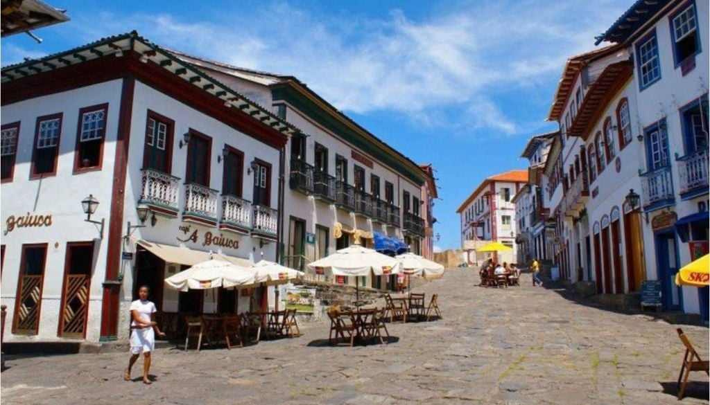 A cidade é o principal roteiro do Caminho dos Diamantes, um dos 4 roteiros turísticos para quem vai percorrer a Estrada Real. Crédito: Divulgação.