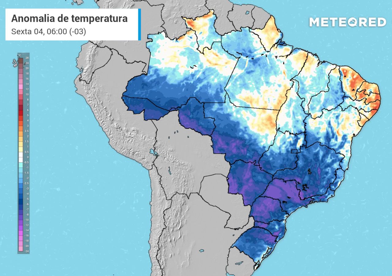 Novembro começa com frio atípico em grande parte do Brasil