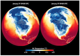 Fr&iacute;o extremo en enero de 2026 debido a un temporal invernal largo, intenso y extenso