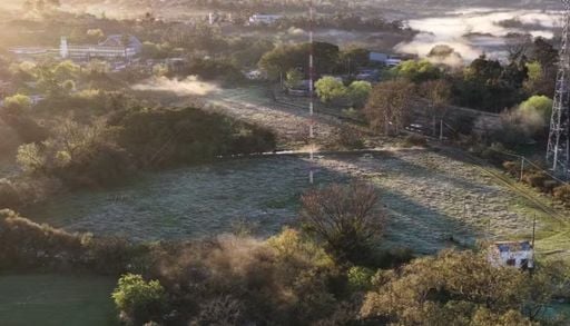 Frio extremo derruba term&ocirc;metros a -7,7&deg;C e congela cidades no RS e em SC; veja imagens