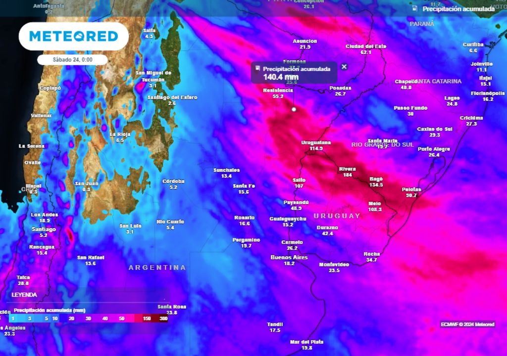 Tiempo clima pronóstico Argentina alerta ciclogénesis lluvias nieve nevadas