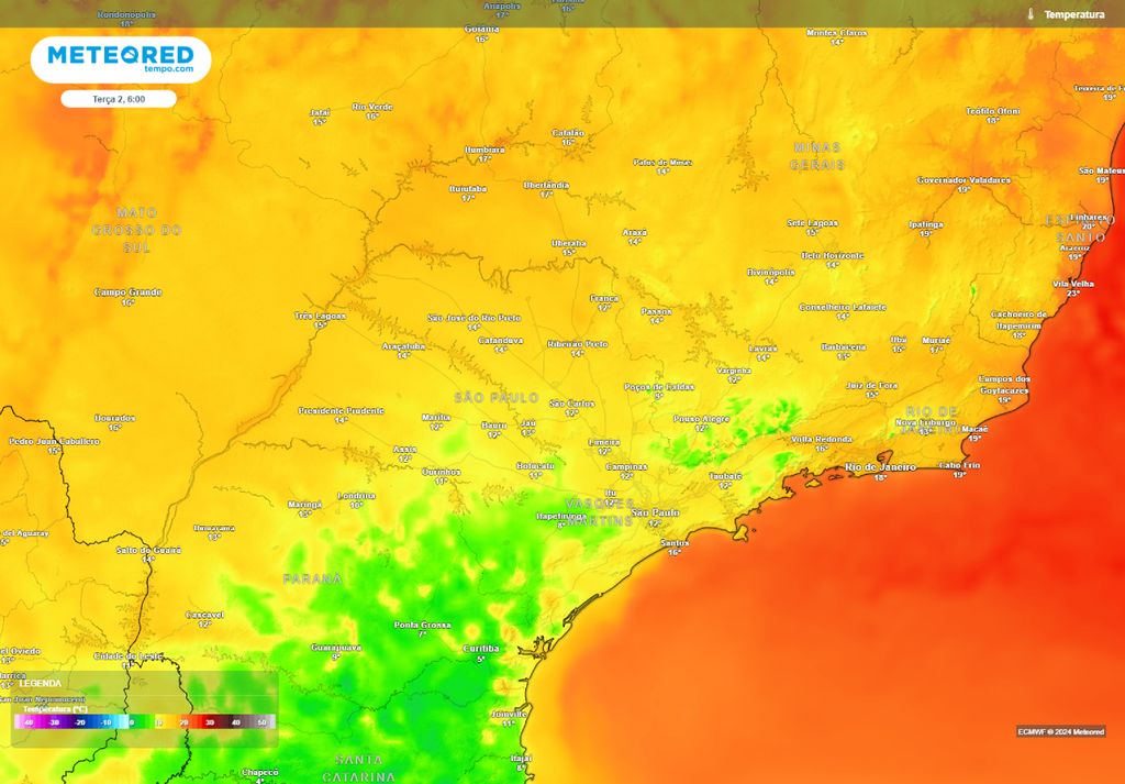frio no Sudeste frio no Sudeste