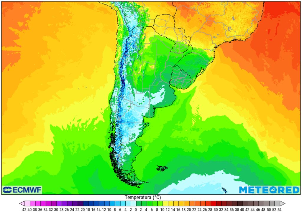 frío polar bajas temperaturas Argentina
