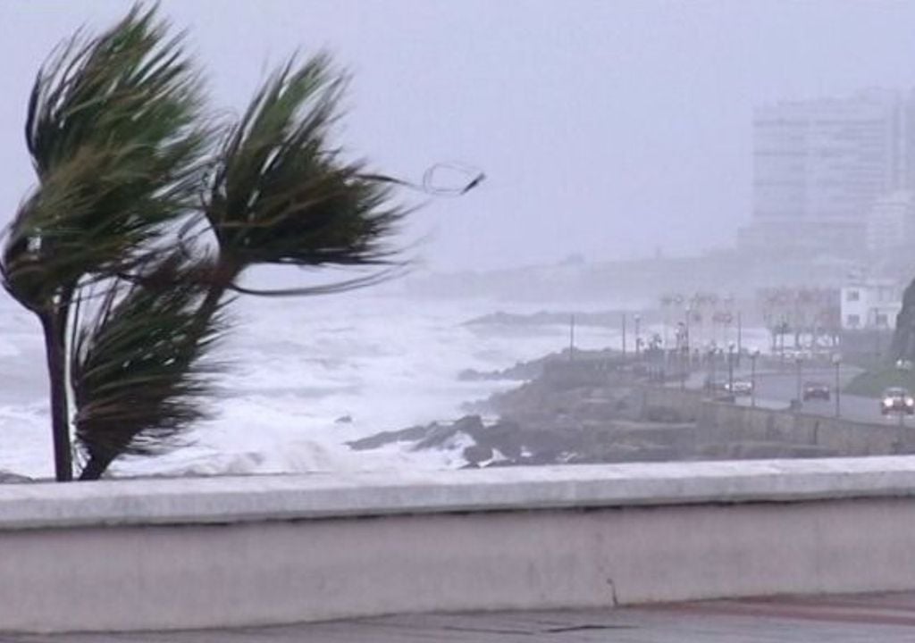Mar del Plata alerta vientos frío Mar del Plata alerta vientos frío