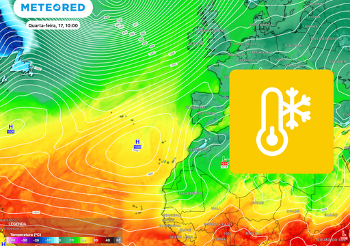 Frio polar poderá aproximar-se: jato enfraquece, bloqueio ganha força e primeiros sinais surgem já até quarta-feira